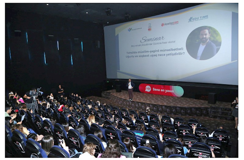 “EduTime”nin təşkilatçılığı ilə Özgür Bolatın seminarı keçirildi — FOTOLAR