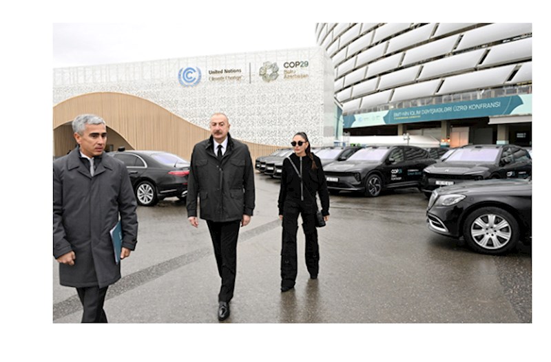 Prezident və xanımı Bakı Olimpiya Stadionunda — FOTOLAR (YENİLƏNDİ)