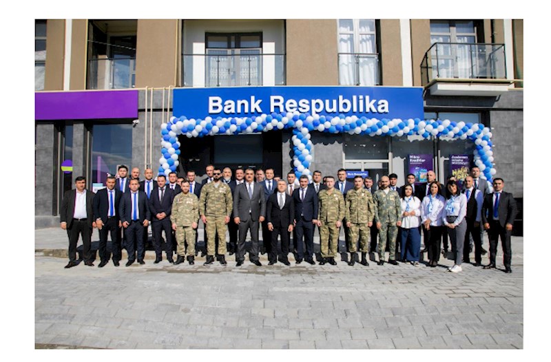 Bank Respublika Qarabağda ilk filialını açdı — FOTOLAR