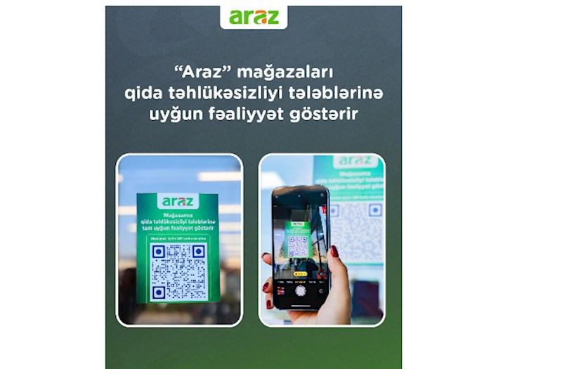 "Araz"da yenilik: QR kodu oxudub, müvafiq sənədlərlə tanış ola bilərsiz