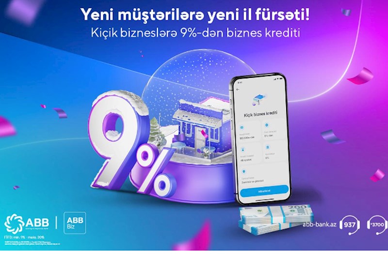 ABB Biz-də qeydiyyatdan keçib Mobil POS istifadə et, kiçik biznes üçün 9%-lə kredit al! 