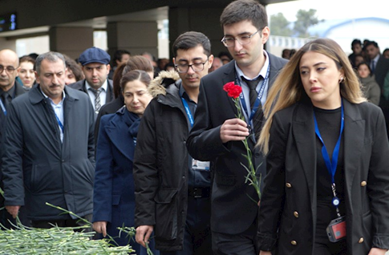 Xatirələri Bakı aeroportunda anılır — FOTOLAR