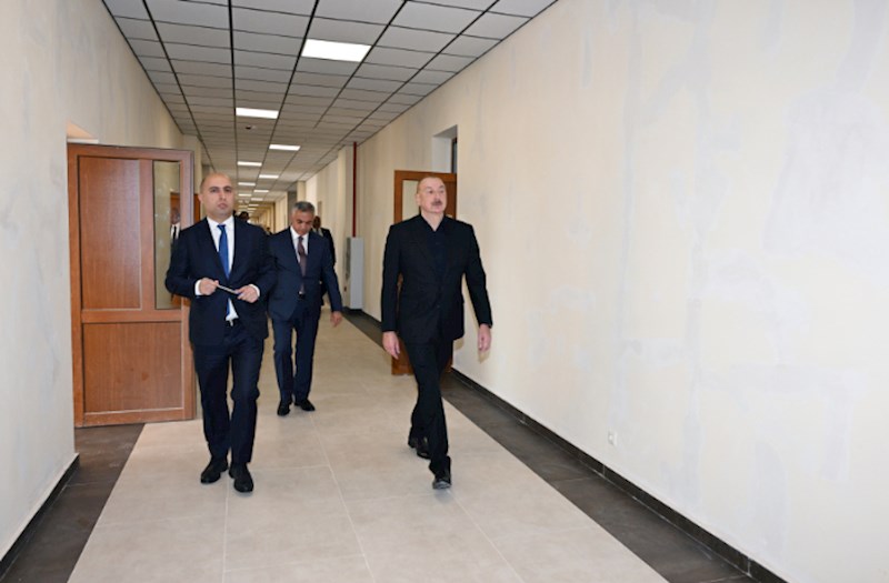 Prezident Qarabağ Universitetində görülən işlərlə tanış oldu — FOTOLAR