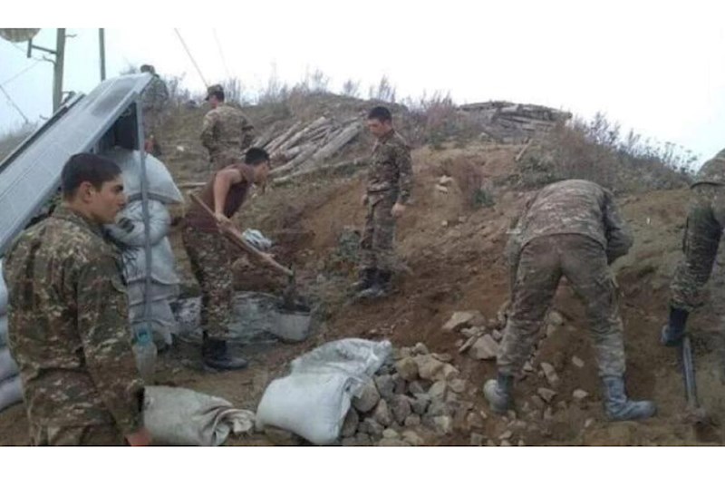 Ermənistan sərhəddə səngər qazır, bunker tikir — Toqquşmaya hazırlıq görülür?