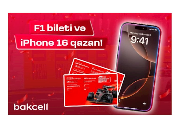 “Bakcell” dən “iPhone 16” qazanmaq şansı!