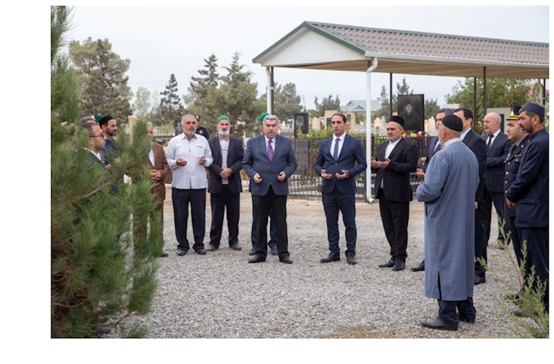 Antiterror əməliyyatı zamanı şəhid olan hərbçilərin Salyanda il mərasimləri keçirildi — FOTOLAR