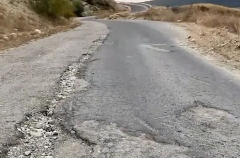 Şamaxıda torpaq sürüşməsi: Təhlükəli vəziyyət yarandı — VİDEO