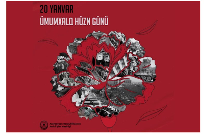 XİN 20 Yanvar - Ümumxalq Hüzn Günü ilə bağlı bəyanat yayıb