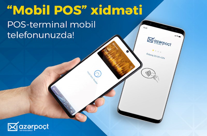 “Azərpoçt” MMC yeni “Mobil POS” xidmətini istifadəyə verib