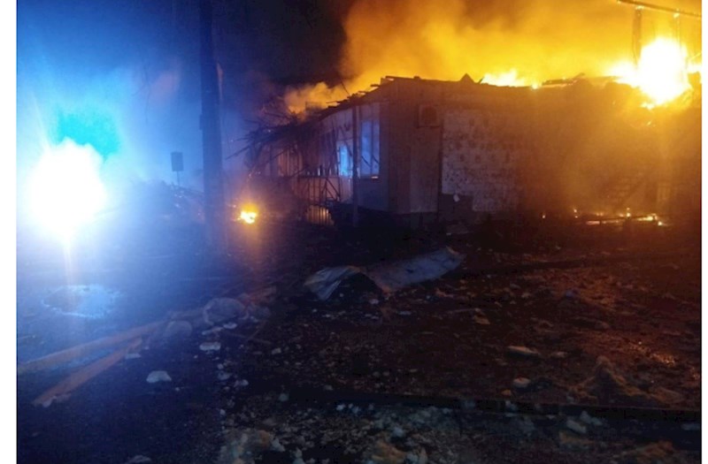 Kiyevə kütləvi hava hücumu —  Dağıntılar və xəsarət alanlar var 
