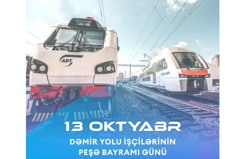 Azərbaycanda dəmir yolu işçilərinin peşə bayramı günüdür