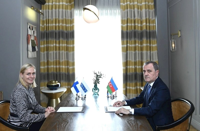 Ceyhun Bayramov ATƏT sədri ilə görüşdü — FOTO
