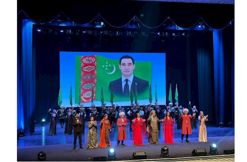 Türkmənistan Mədəniyyəti Günləri Gəncədə konsert proqramı ilə başa çatıb — FOTOLAR