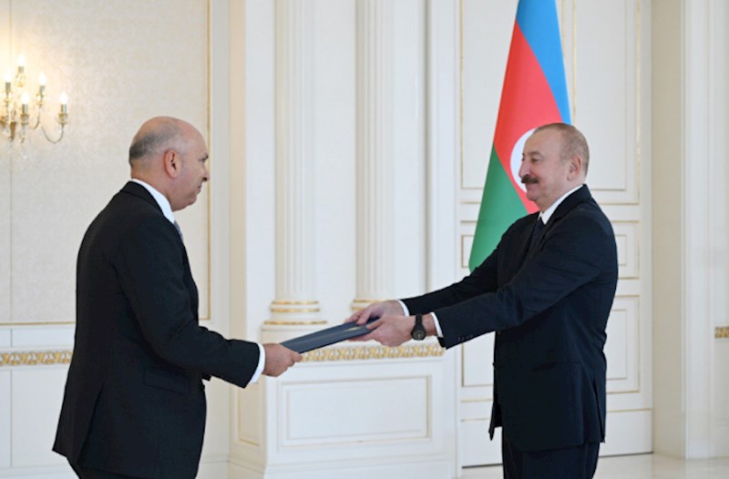 İlham Əliyev Misirin yeni səfirinin etimadnaməsini qəbul edib — FOTOLAR
