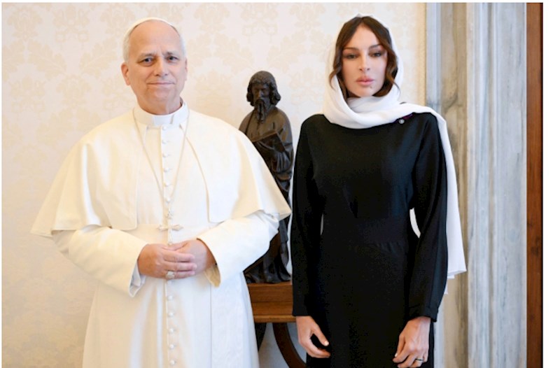 Birinci vitse-prezident Mehriban Əliyeva Roma Papası XIV Leo ilə görüşüb — FOTOLAR