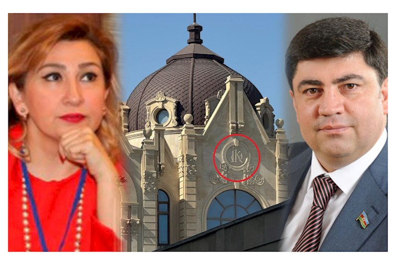 O da atası kimi adını villasına həkk etdirib — FOTOLAR