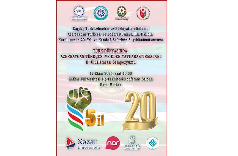 Qarsda turk dunyasinin elmi birliyini guclendiren beynelxalq simpozium kecirildi — FOTOLAR