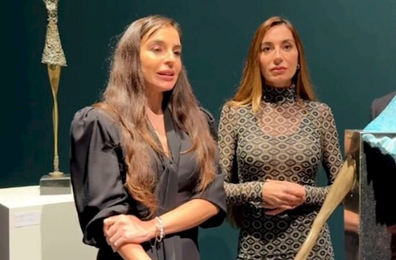 Leyla Əliyeva Arzu Əliyeva ilə "Q Gallery Berlin"ə səfərləri haqqında paylaşım edib — VİDEO