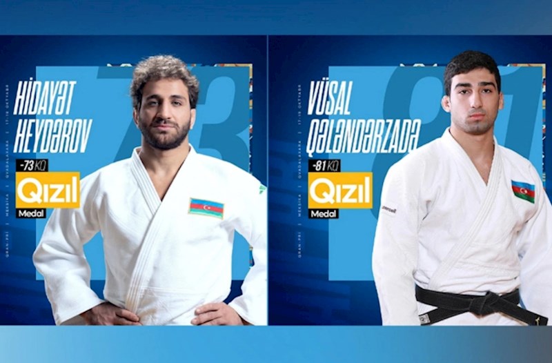 Hidayət Heydərov və Vüsal Qələndərzadə Qvadalaxarada qızıl medal qazanıblar