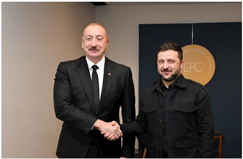 Volodimir Zelenski İlham Əliyevə Azərbaycanın humanitar yardımına görə təşəkkür edib