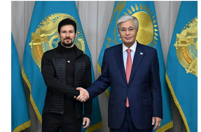 “Telegram”ın Qazaxıstanda ofisi açıldı — Pavel Durov prezident Tokayevlə görüşdü 
