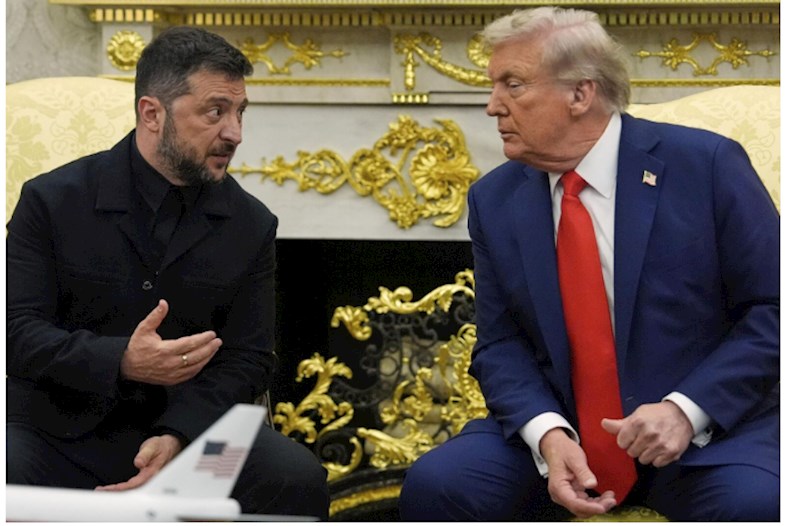 Media: Donald Tramp rusiyalı həmkarı ilə danışıqdan sonra Ukrayna barədə mövqeyini dəyişib 