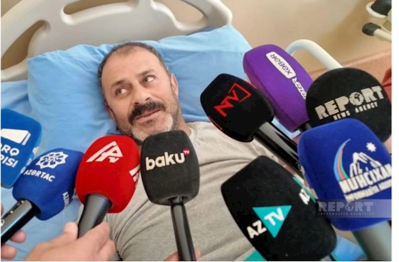 Ayı hücumuna məruz qalan şəxs: "Can şirindir, başladıq boğuşmağa" — VİDEO