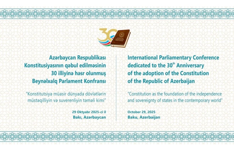 Milli Məclisdə beynəlxalq parlament konfransı keçiriləcək