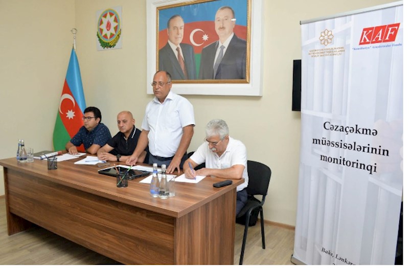 “Konstitusiya” Araşdırmalar Fondu cəzaçəkmə müəssisələrinin monitorinqi layihəsini yekunlaşdırdı — FOTOLAR