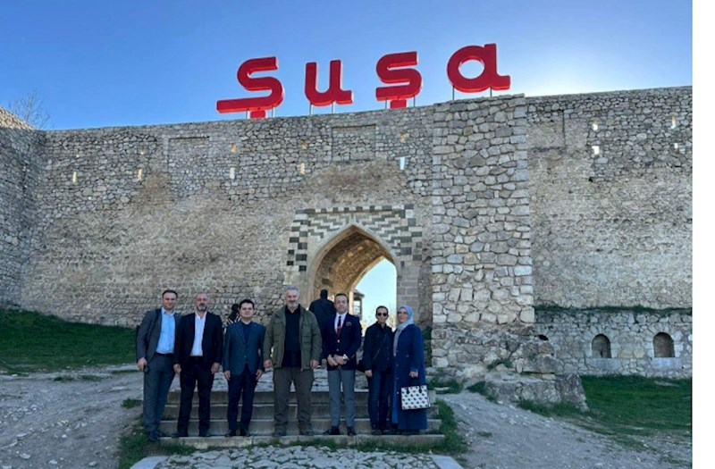 Türkiyəli deputat Xankəndi və Şuşa şəhərlərində olub
