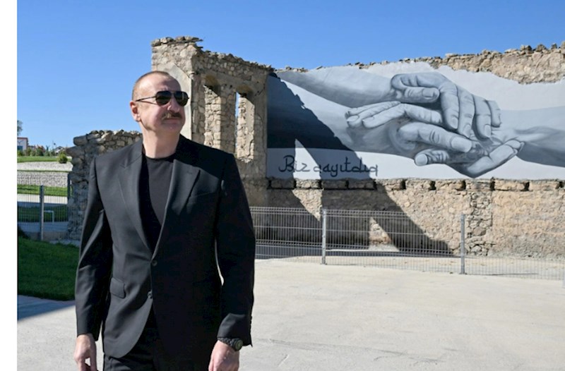İlham Əliyev Cəbrayılın Horovlu kəndinin birinci mərhələsinin açılışında iştirak etdi — FOTOLAR