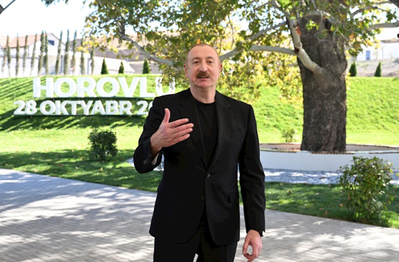 İlham Əliyev: Bugünkü reallıq, bugünkü gün ədalətin təntənəsidir
