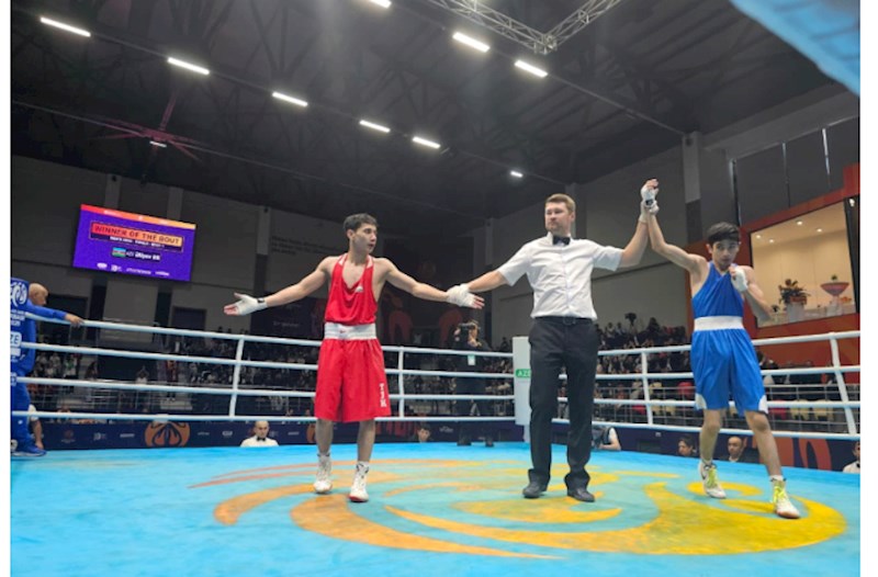 Boksçularımızdan ardıcıl qələbə: III MDB Oyunlarında ikinci qızıl medal