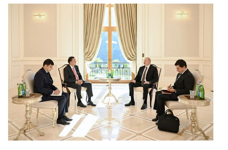 Prezident Qəbələdə Türk Dövlətləri Təşkilatının Baş katibini qəbul edib — FOTOLAR 