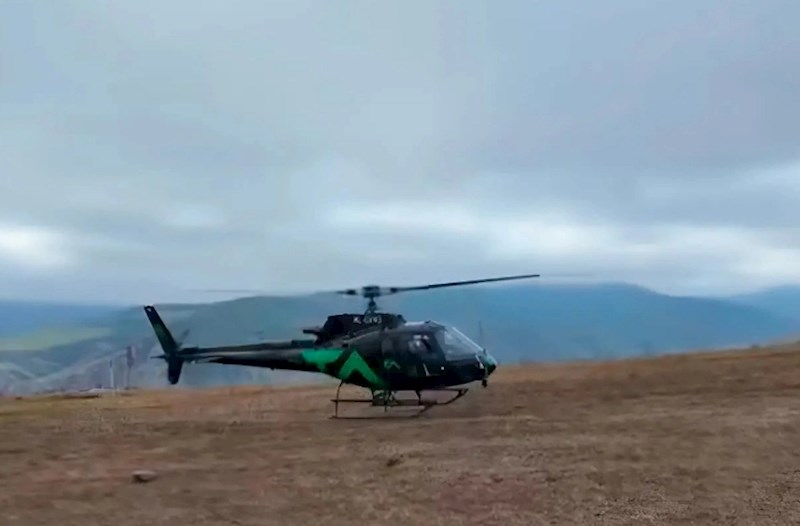 Azərbaycanda helikopterlərlə qızıl axtarışının GÖRÜNTÜLƏRİ — VİDEO