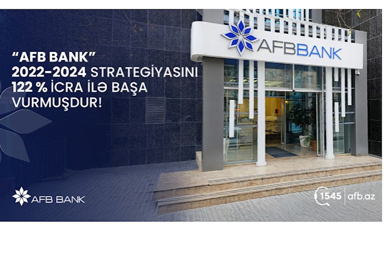 AFB Bank 2022-2024 Strategiyasını 122% icra ilə başa vurdu!