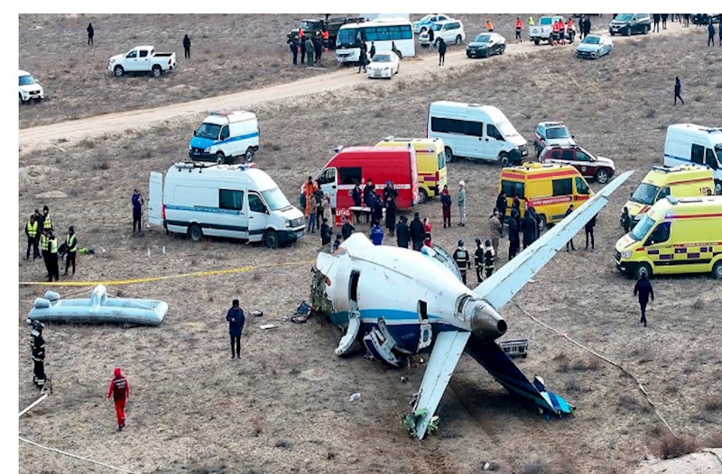 Qəzaya uğrayan AZAL təyyarəsi Rusiyanın "Pantsir-S" raketi ilə vurulub