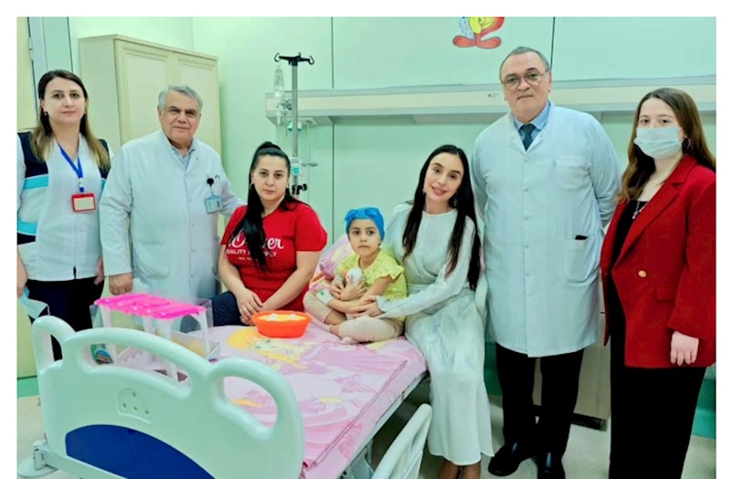 Leyla Əliyeva Milli Onkologiya Mərkəzini ziyarət edib — FOTO