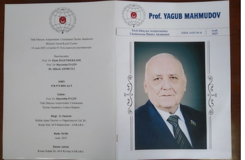 Beynəlxalq Akademiya Yaqub Mahmudov haqqında kitab nəşr etdirib — FOTOLAR 