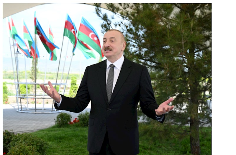 Bu gün bərpa olunan Qarabağı görürük— Prezident