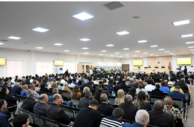 Məhkəmədə Ermənistanın törətdiyi vəhşiliklərə dair videomateriallar nümayiş etdirilib
