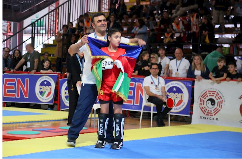 Prezidentin nəvəsi Dünya Çempionatında finalda — FOTOLAR