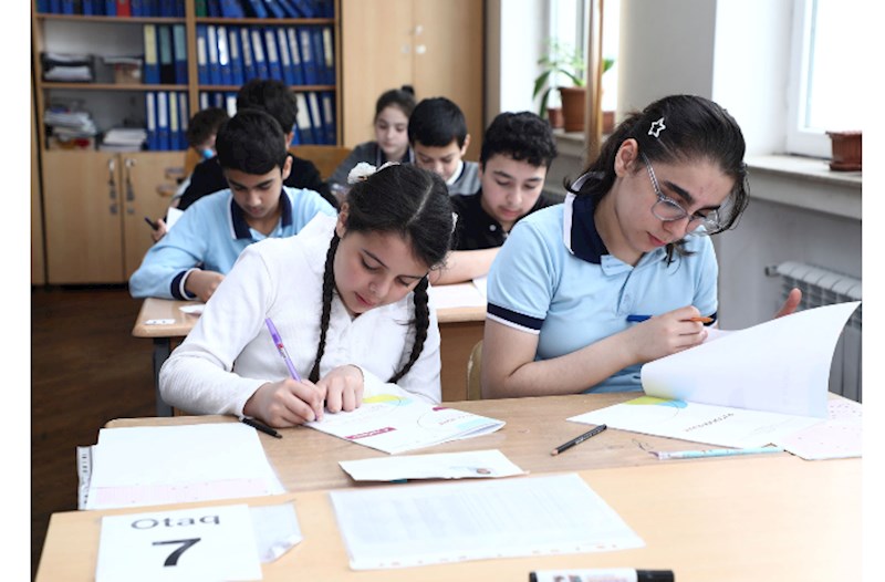 50 minə yaxın VI sinif şagirdi monitorinqdə iştirak edib