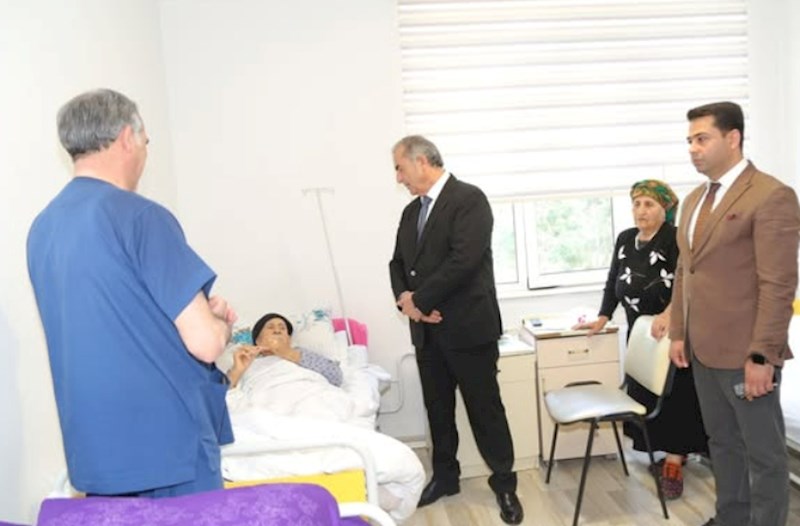 İcra başçısı şəhid atasını ziyarət etdi — FOTOLAR