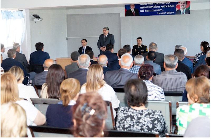 Salyan RİH başçısı  görüş keçirdi — FOTOLAR
