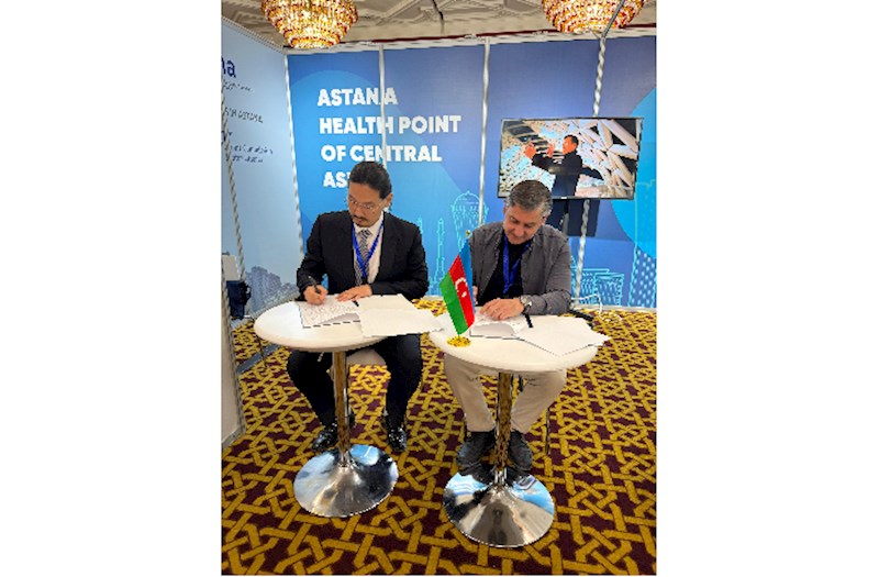 “Astana Turizm” Turizmin İnkişafı Mərkəzi ilə Azərbaycan Sağlamlıq və Termal Turizm Assosiasiyası arasında Memorandum da imzalanıb — FOTOLAR