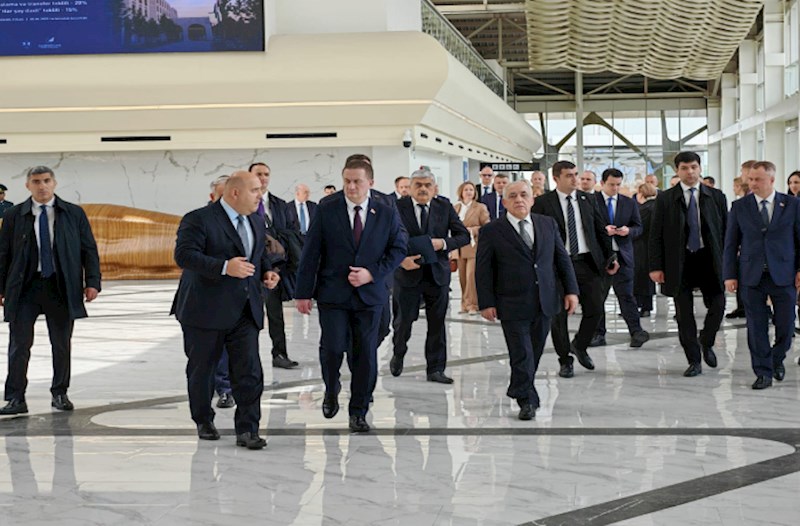 Əli Əsədov belaruslu həmkarını Füzuliyə apardı — FOTO