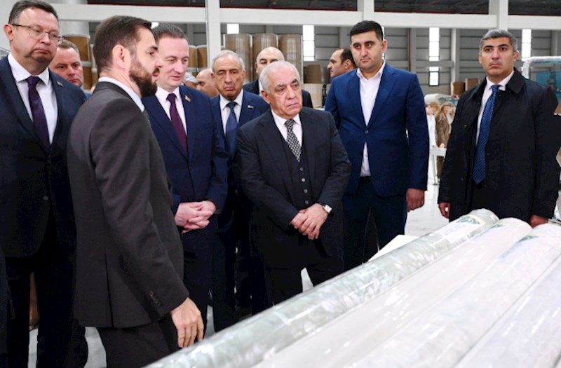 Nazirlər Ağdamda "BAFCO İnvest", “Eel Electric”, "Mister Decor”un fəaliyyəti ilə tanış olublar — FOTO
