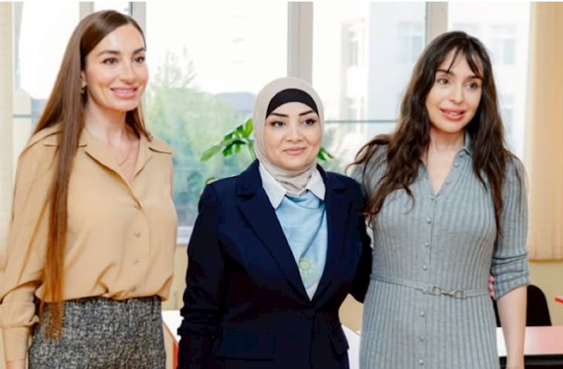 Arzu və Leyla Əliyevalar həssas əhali qrupundan olan şəxslərə baş çəkdilər — FOTOLAR