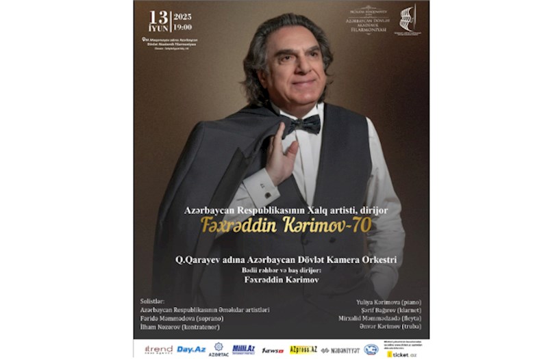 Dirijor Fəxrəddin Kərimovun yubiley konserti keçiriləcək